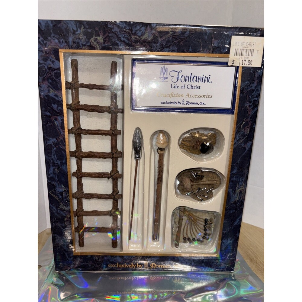 Vintage New Fontanini Life Of Christ Crucifixion Accessories Ladder Spear More